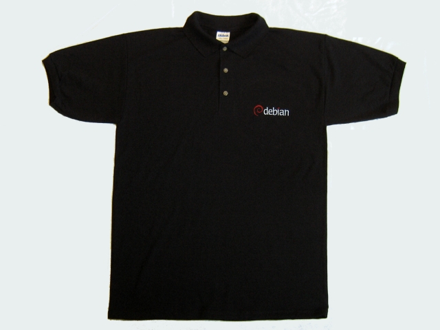 Debian piqué polo shirts