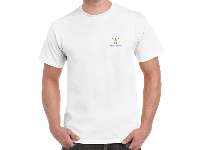 git-annex T-Shirt (white)
