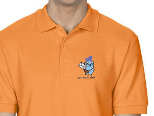 Go-mail Polo Shirt (orange)