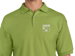 Hacker Polo Shirt (green) old type
