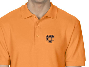 Hacker Polo Shirt (orange)
