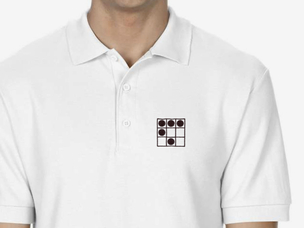 Hacker Polo Shirt (white)