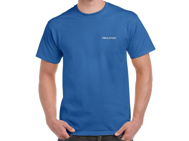 HELLOTUX T-Shirt (blue)
