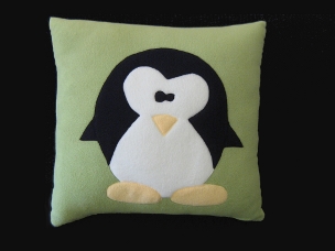 Linux pillow (green)