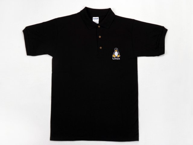 Linux piqué polo shirts