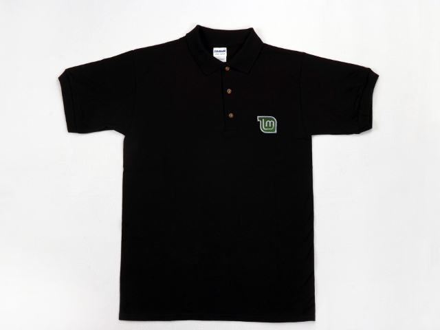Official Linux Mint piqué polo shirts