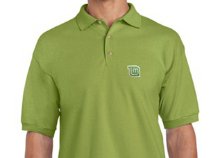 Green Piqué Polo Shirt