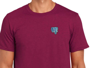 PostgreSQL T-Shirt (berry)