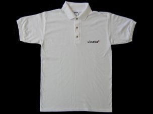 Ubuntu white piqué shirts