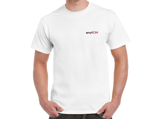 amyROM T-Shirt (white)
