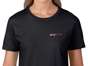 amyROM Women's T-Shirt (black)
