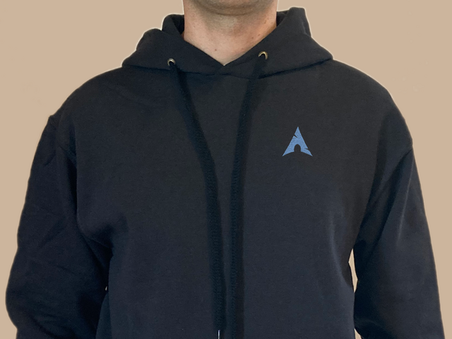 Arch Linux (type 2) hoodie (black)