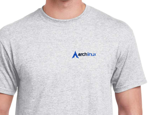 Arch Linux T-Shirt (ash grey)