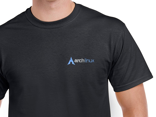 Arch Linux T-Shirt (black)