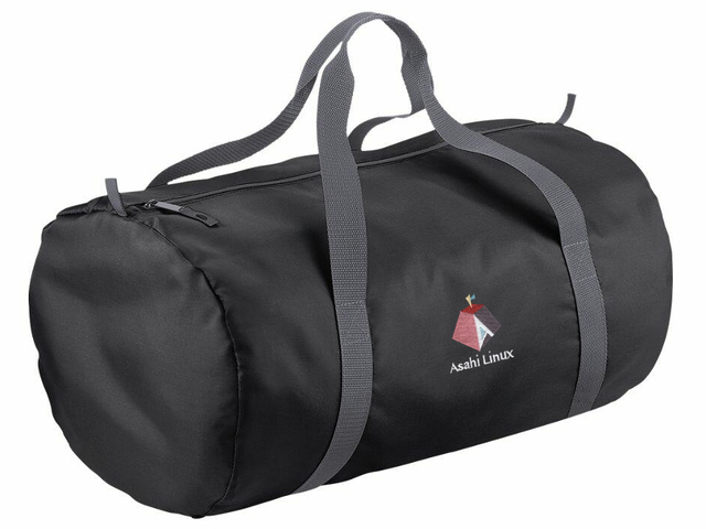 Asahi Linux barrel bag
