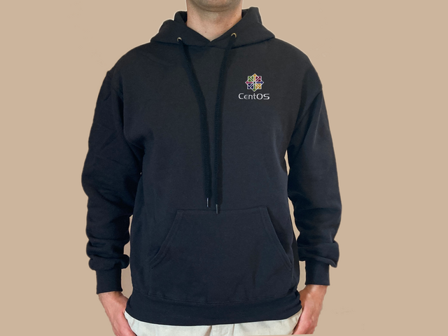 CentOS hoodie (black)