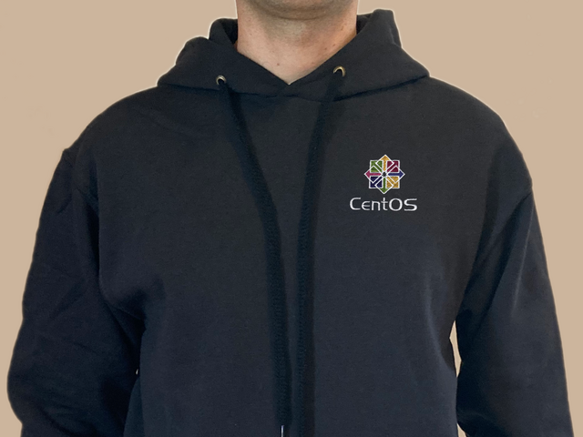 CentOS hoodie (black)