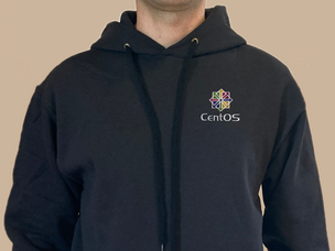 CentOS hoodie (black)