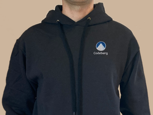 Codeberg hoodie (black)