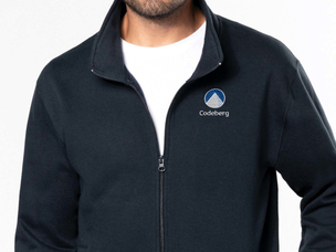 Codeberg full zip jacket (black)