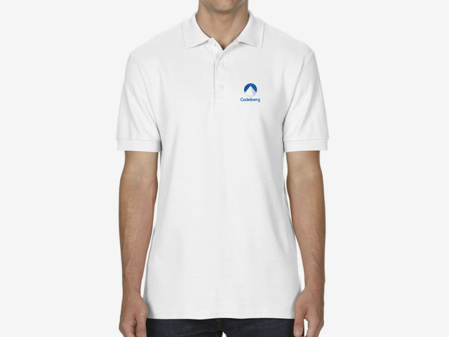 Codeberg Polo Shirt (white)