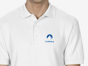 Codeberg Polo Shirt (white)