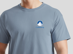 Codeberg T-Shirt (mineral blue)