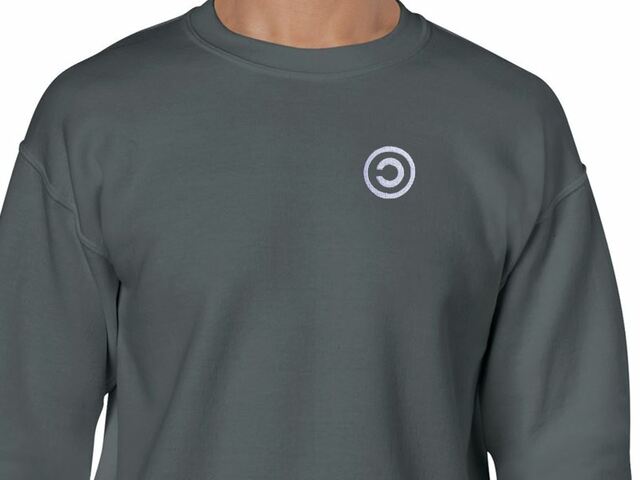 Copyleft crewneck sweatshirt