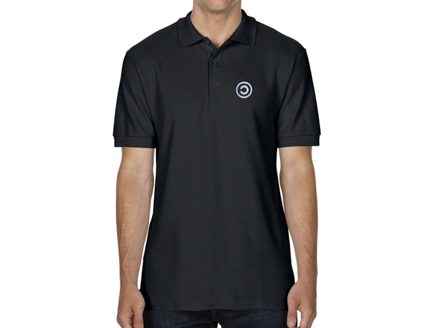 Copyleft Polo Shirt (black)
