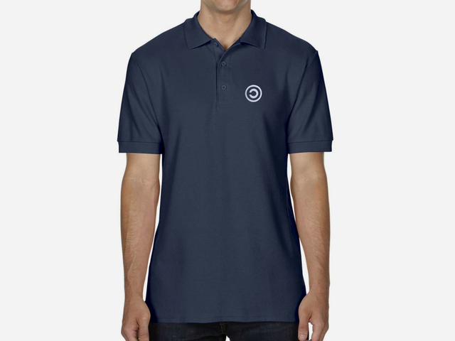 Copyleft Polo Shirt (dark blue)