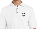 Copyleft Polo Shirt (white) old type