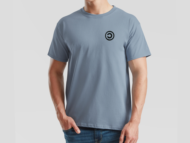 Copyleft T-Shirt (mineral blue)