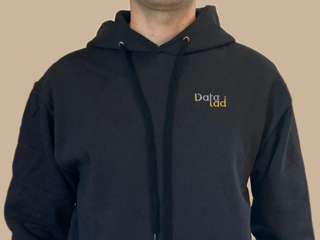 DataLad hoodie (black)