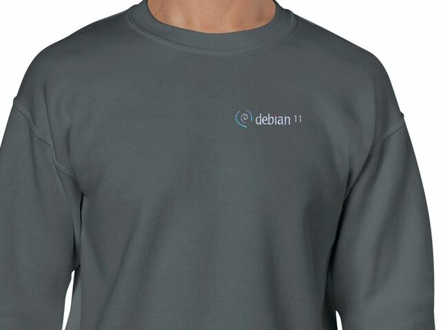Debian Bullseye crewneck sweatshirt