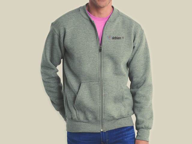 Debian Bullseye jacket (grey)