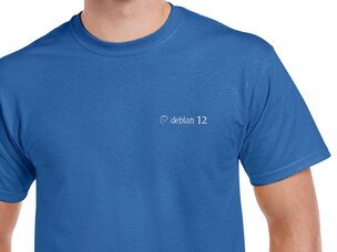 Debian Bookworm T-Shirt (blue)