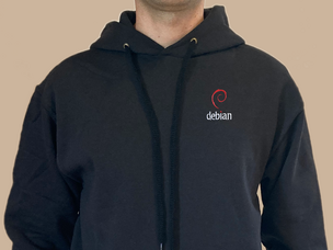 Debian (type 2) hoodie (black)