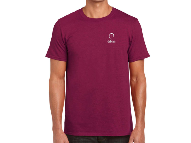 Debian (type 2) T-Shirt (berry)