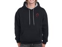 Debian Swirl hoodie (black-grey)