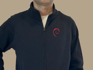 Debian Swirl jacket (black)