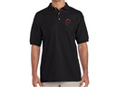 Debian Swirl Polo Shirt (black) old type