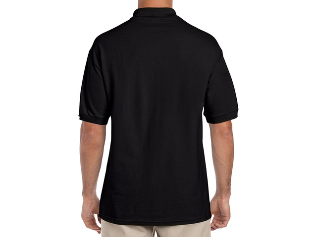 Debian Swirl Polo Shirt (black) old type