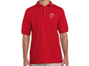 Debian Swirl Polo Shirt (red)