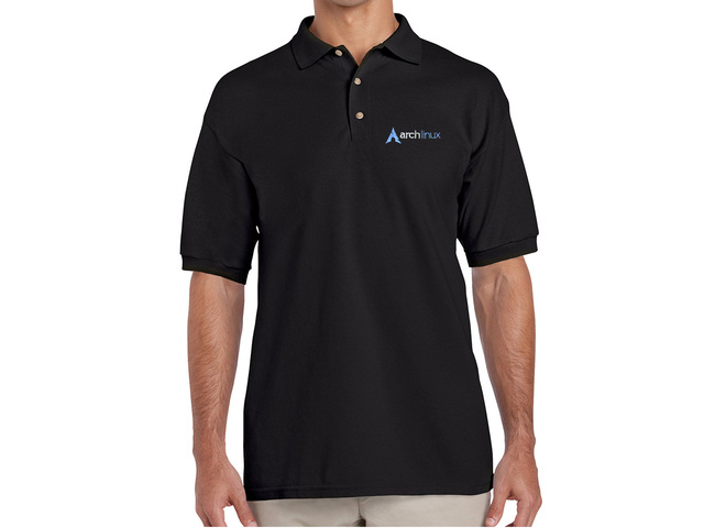 DRY&GO Arch Linux Polo Shirt (black)