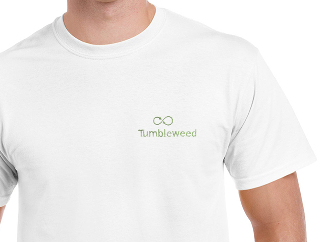 DRY&GO openSUSE Tumbleweed T-Shirt (white)