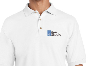 DRY&GO Ubuntu Studio 2022 Polo Shirt (white)