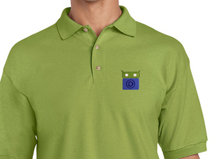 F-Droid Polo Shirt (green) old type