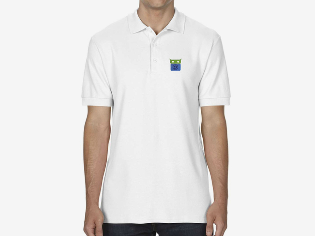 F-Droid Polo Shirt (white)