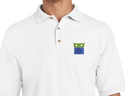 F-Droid Polo Shirt (white) old type