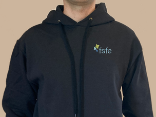 FSFE hoodie (black)